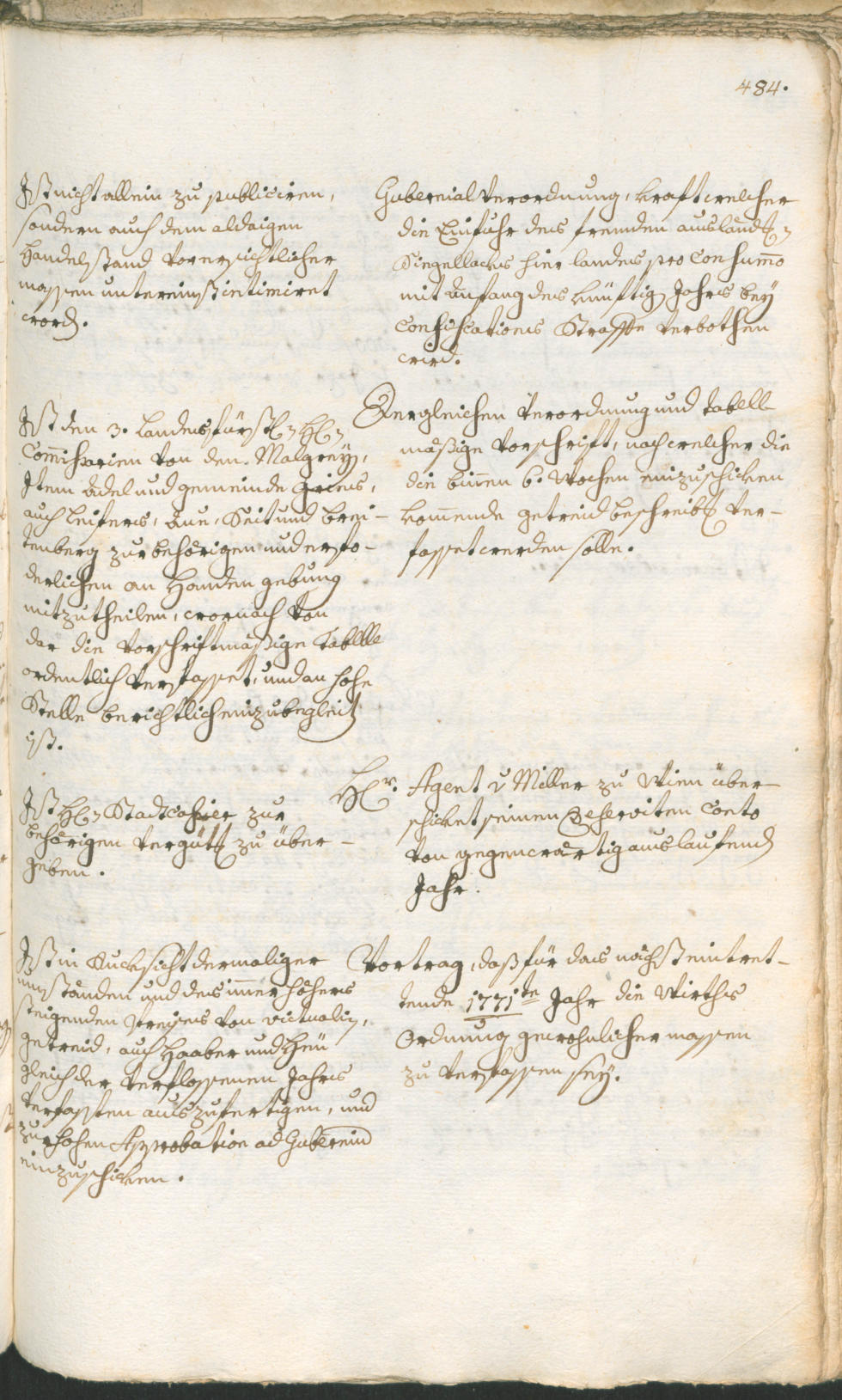 Civic Archives of Bozen-Bolzano - BOhisto Ratsprotokoll 1768/71 