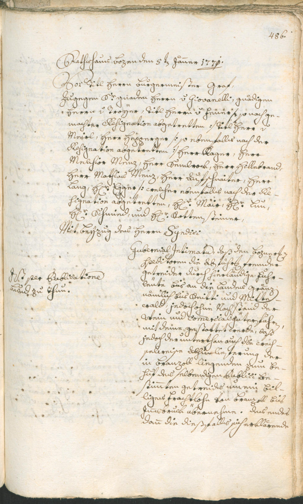 Civic Archives of Bozen-Bolzano - BOhisto Ratsprotokoll 1768/71 