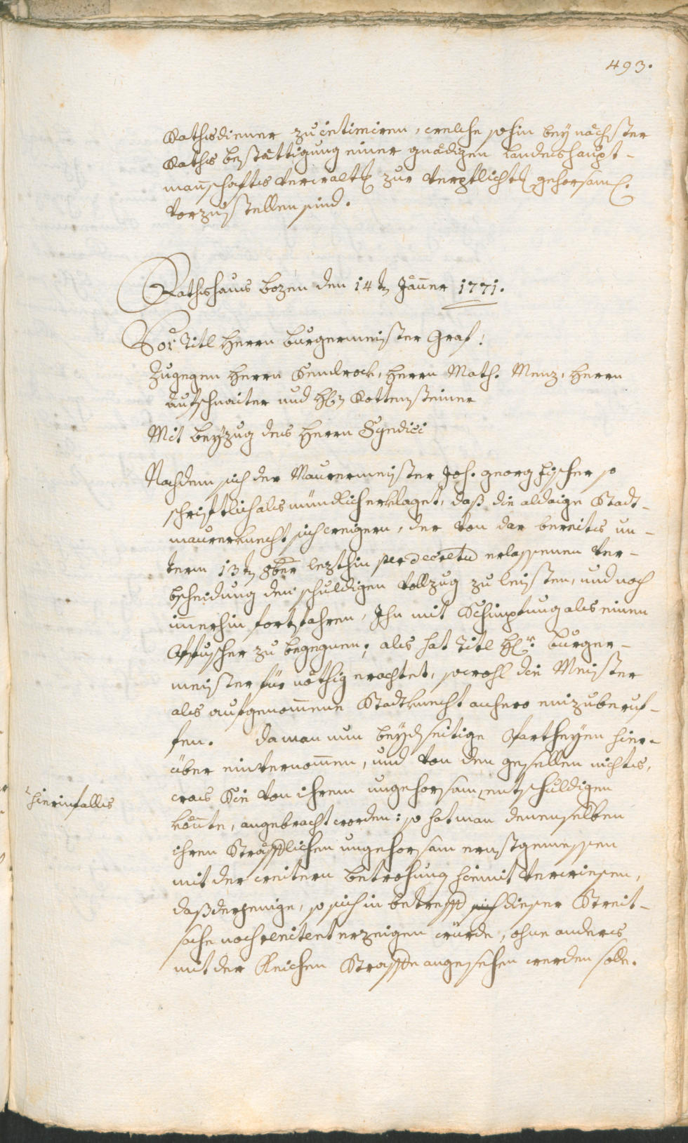 Civic Archives of Bozen-Bolzano - BOhisto Ratsprotokoll 1768/71 