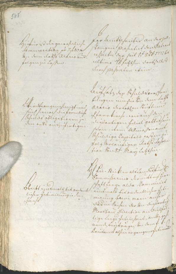 Civic Archives of Bozen-Bolzano - BOhisto Ratsprotokoll 1771/74 