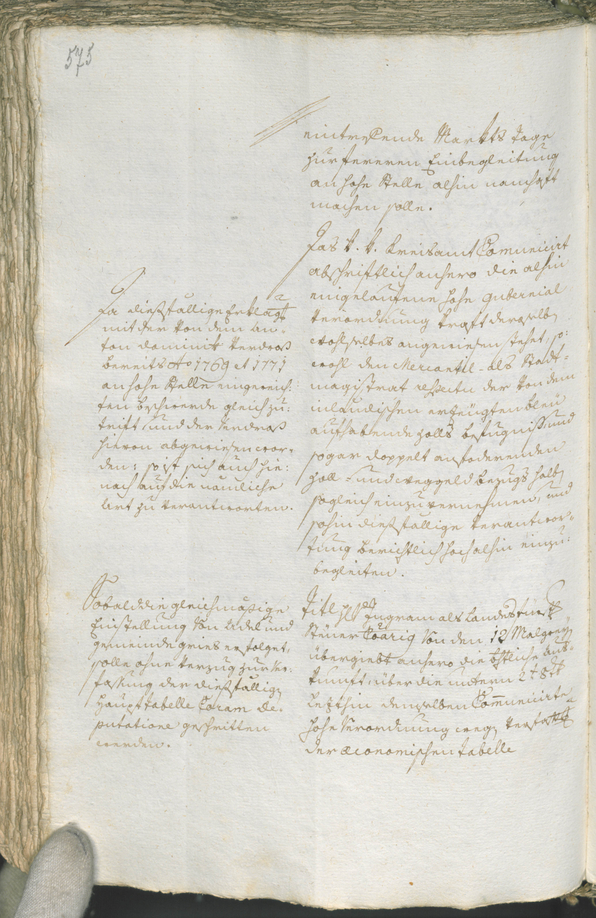 Civic Archives of Bozen-Bolzano - BOhisto Ratsprotokoll 1771/74 