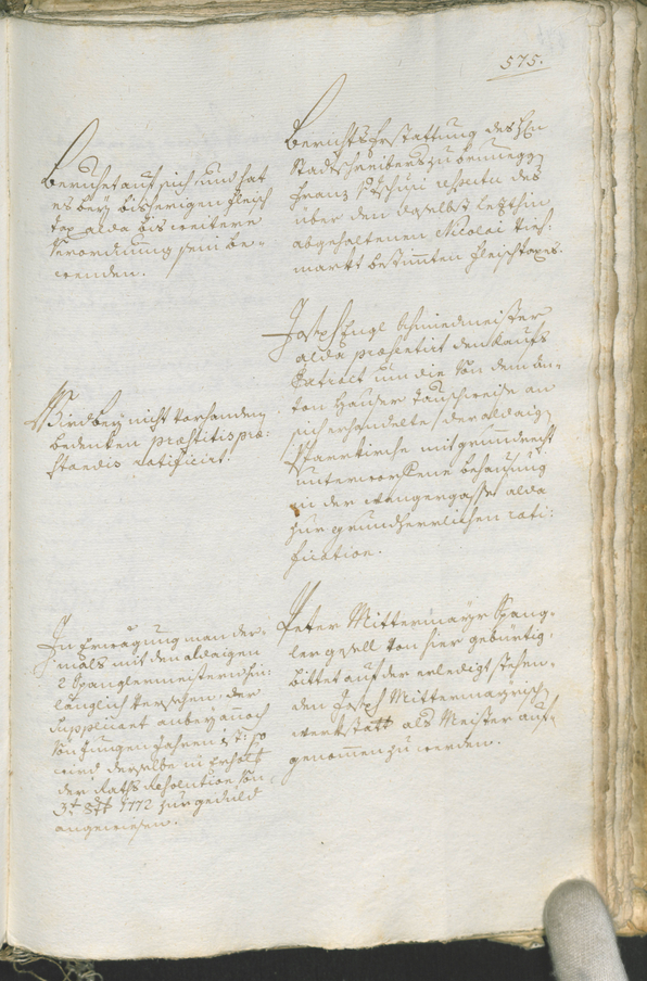 Archivio Storico della Città di Bolzano - BOhisto protocollo consiliare 1771/74 