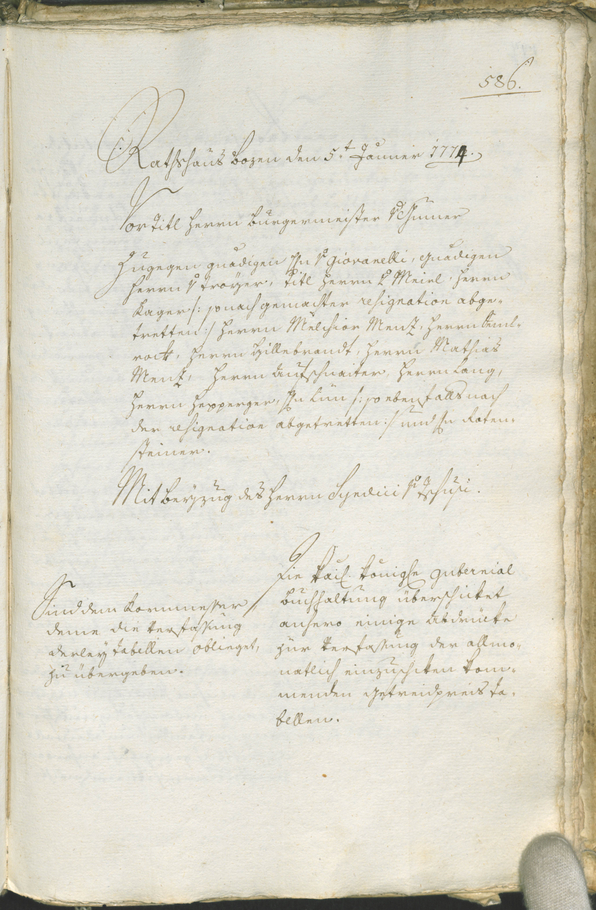 Archivio Storico della Città di Bolzano - BOhisto protocollo consiliare 1771/74 