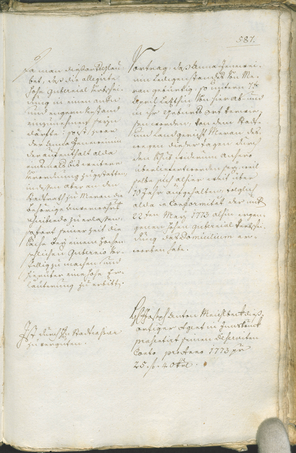 Civic Archives of Bozen-Bolzano - BOhisto Ratsprotokoll 1771/74 