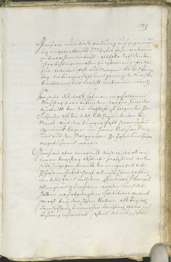 Archivio Storico della Città di Bolzano - BOhisto protocollo consiliare 1771/74 