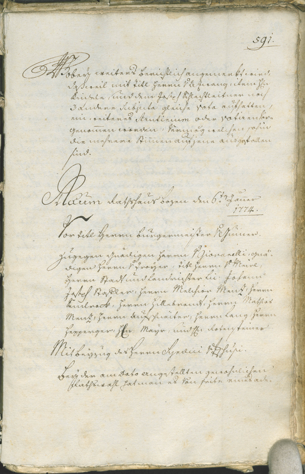 Civic Archives of Bozen-Bolzano - BOhisto Ratsprotokoll 1771/74 