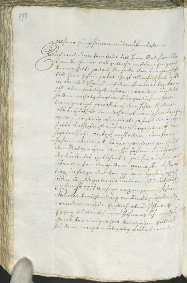 Archivio Storico della Città di Bolzano - BOhisto protocollo consiliare 1771/74 