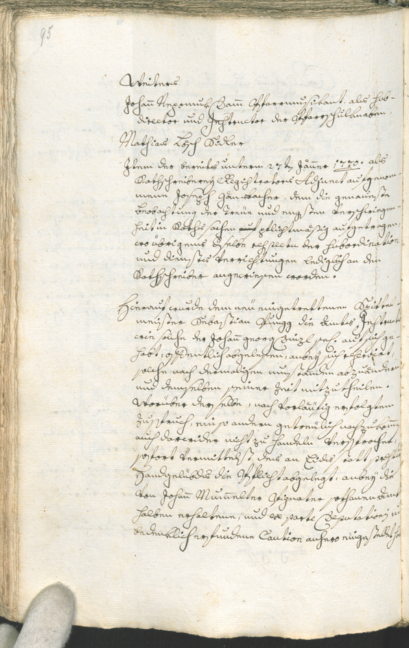 Archivio Storico della Città di Bolzano - BOhisto protocollo consiliare 1771/74 