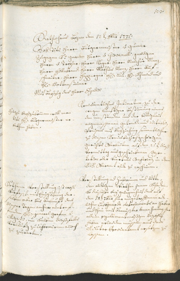 Archivio Storico della Città di Bolzano - BOhisto protocollo consiliare 1771/74 