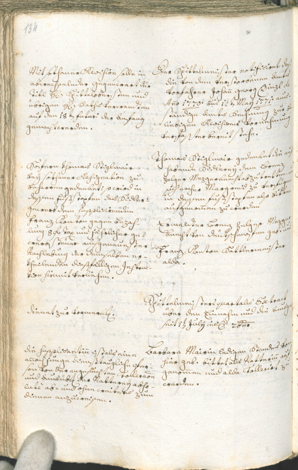 Civic Archives of Bozen-Bolzano - BOhisto Ratsprotokoll 1771/74 