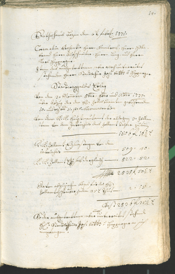 Archivio Storico della Città di Bolzano - BOhisto protocollo consiliare 1771/74 