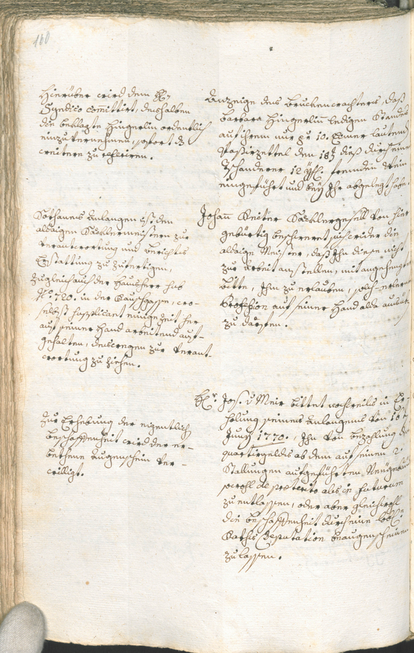 Archivio Storico della Città di Bolzano - BOhisto protocollo consiliare 1771/74 