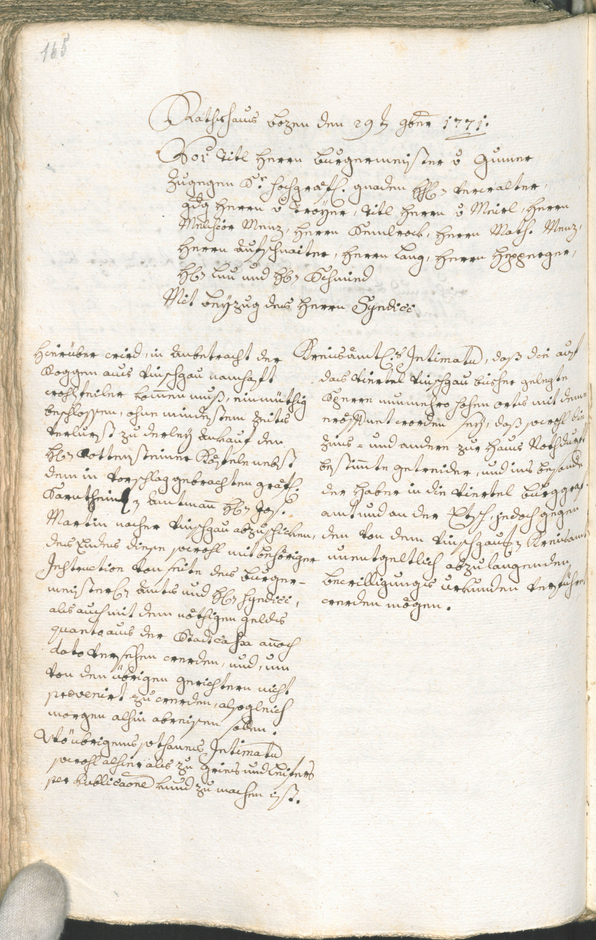 Archivio Storico della Città di Bolzano - BOhisto protocollo consiliare 1771/74 