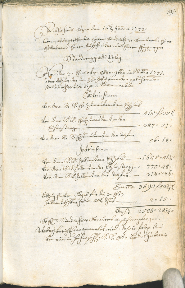 Archivio Storico della Città di Bolzano - BOhisto protocollo consiliare 1771/74 