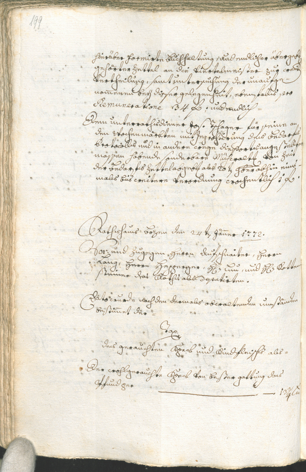 Archivio Storico della Città di Bolzano - BOhisto protocollo consiliare 1771/74 