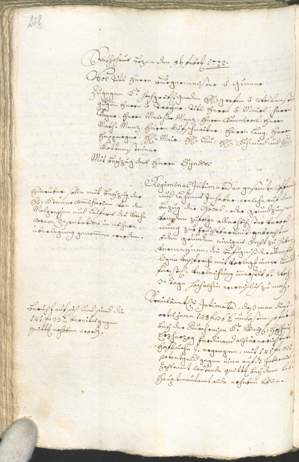 Archivio Storico della Città di Bolzano - BOhisto protocollo consiliare 1771/74 