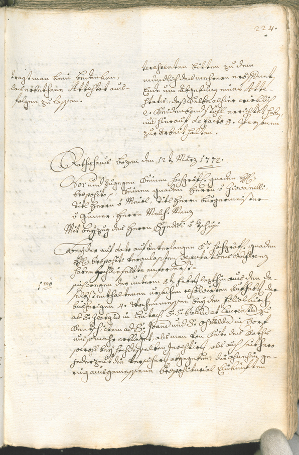 Archivio Storico della Città di Bolzano - BOhisto protocollo consiliare 1771/74 