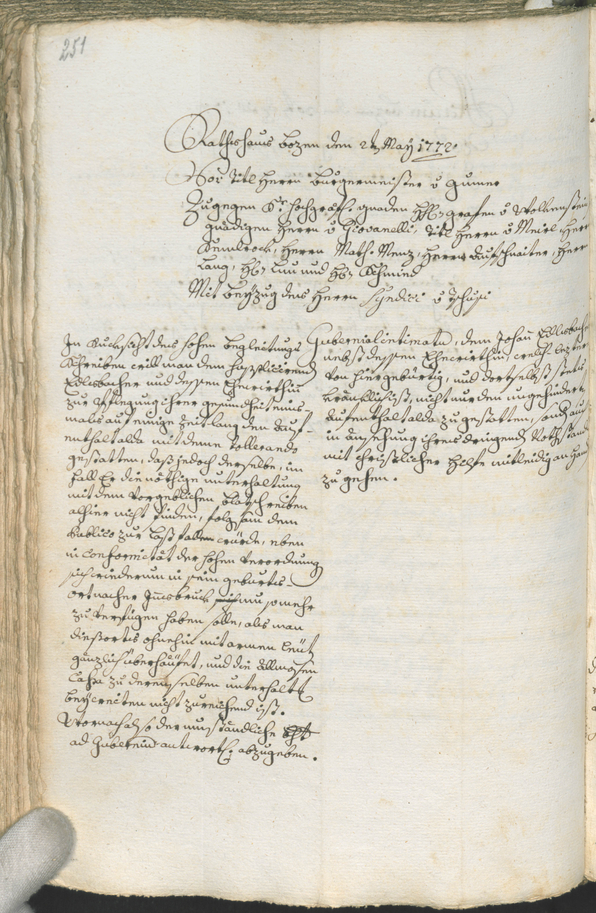 Archivio Storico della Città di Bolzano - BOhisto protocollo consiliare 1771/74 