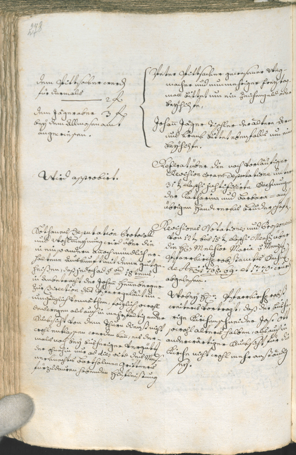 Archivio Storico della Città di Bolzano - BOhisto protocollo consiliare 1771/74 