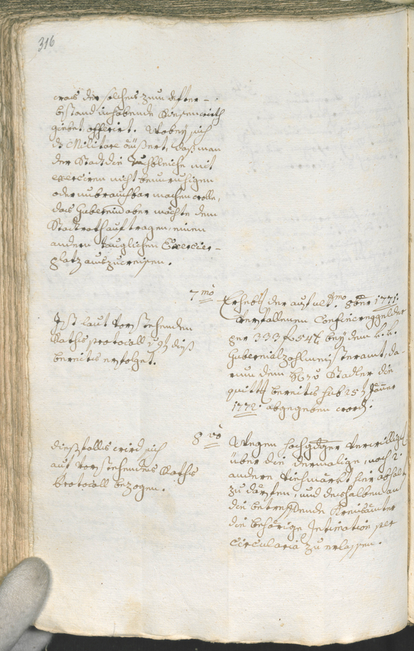 Archivio Storico della Città di Bolzano - BOhisto protocollo consiliare 1771/74 