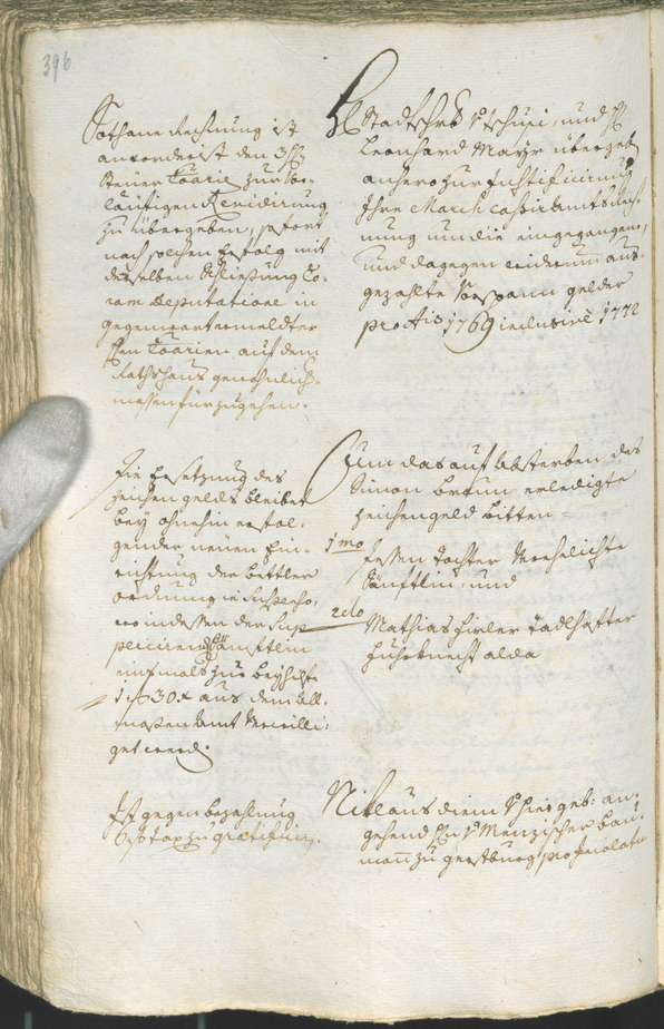 Civic Archives of Bozen-Bolzano - BOhisto Ratsprotokoll 1771/74 