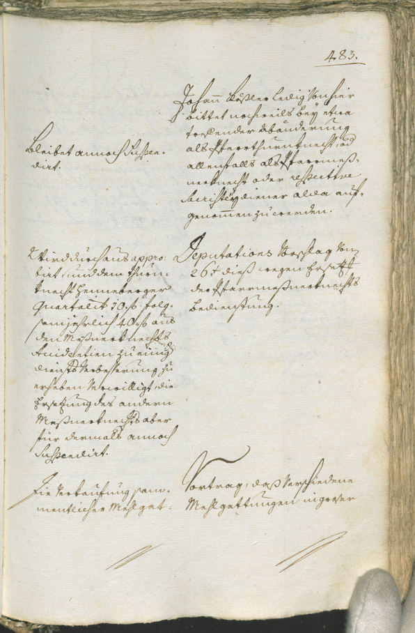 Stadtarchiv Bozen - BOhisto Ratsprotokoll 1771/74 