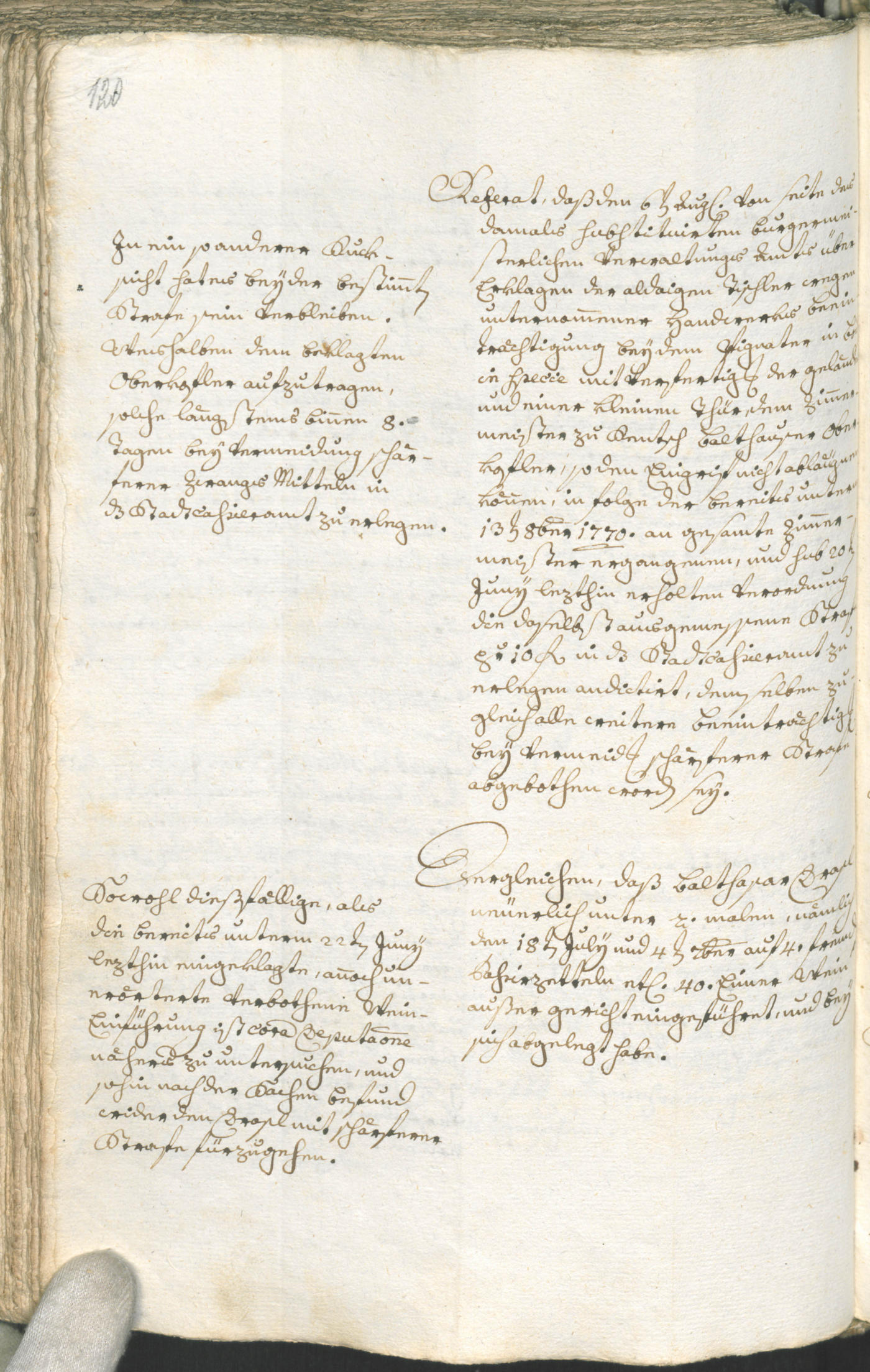 Civic Archives of Bozen-Bolzano - BOhisto Ratsprotokoll 1771/74 
