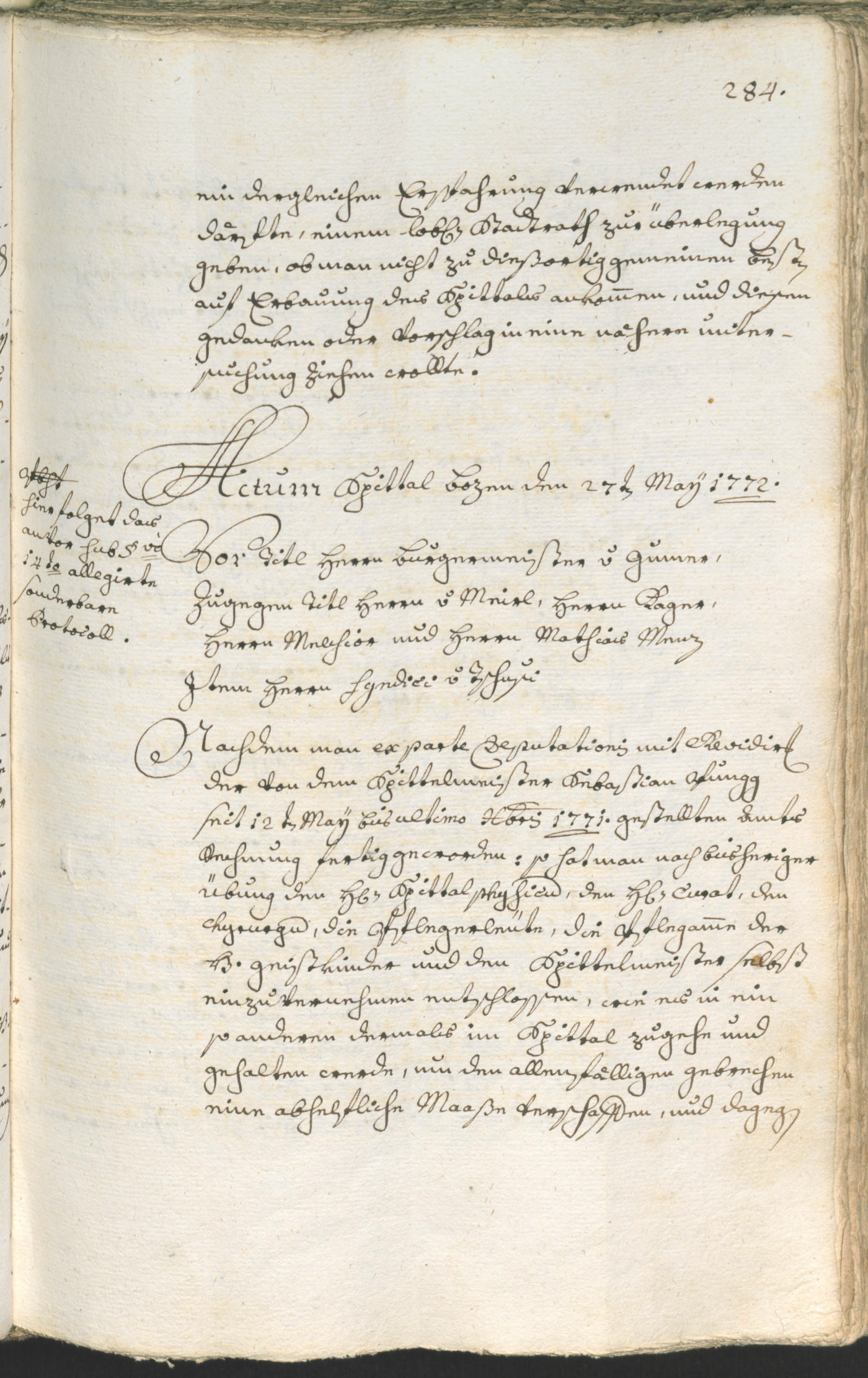 Civic Archives of Bozen-Bolzano - BOhisto Ratsprotokoll 1771/74 