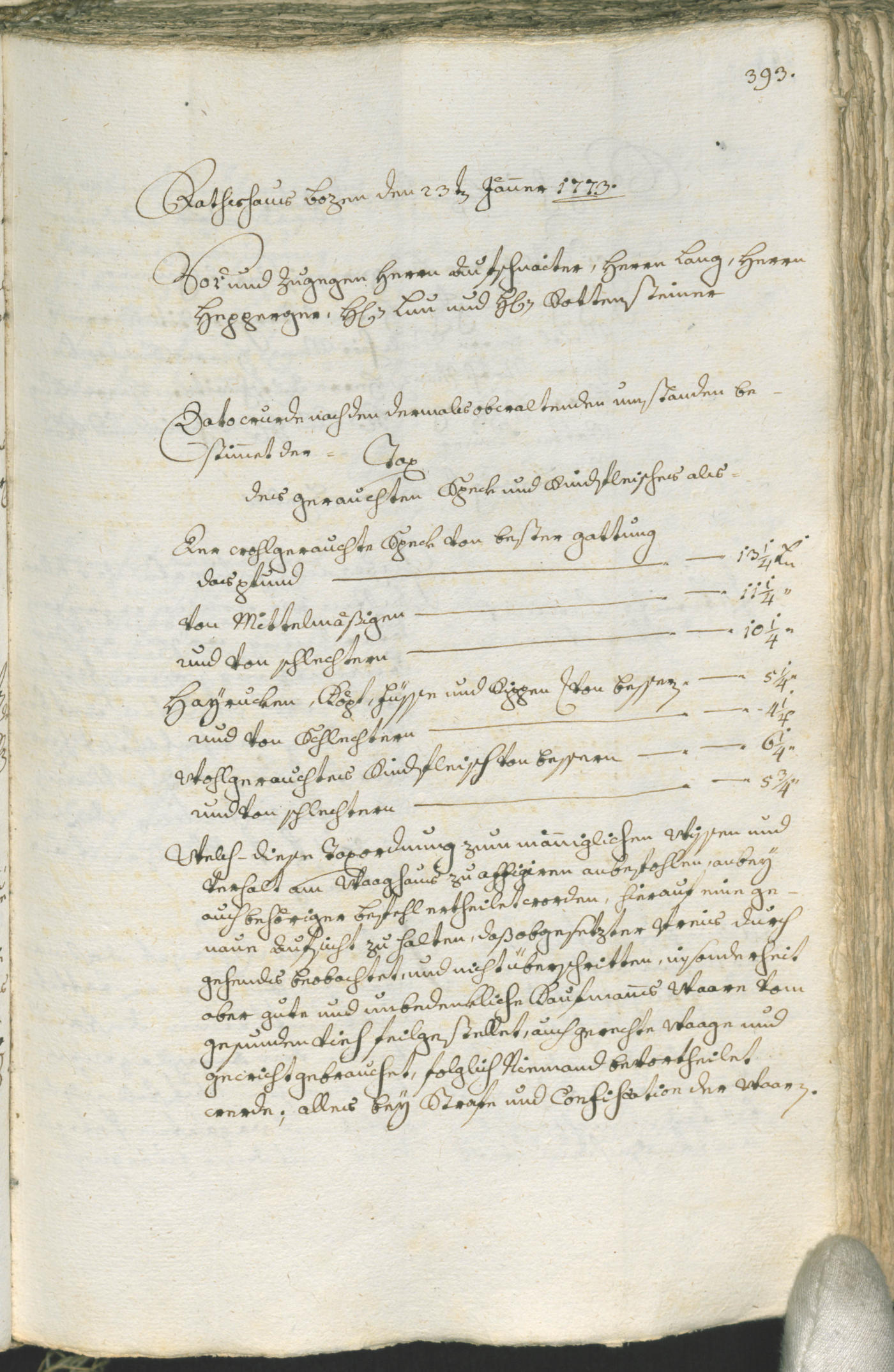 Civic Archives of Bozen-Bolzano - BOhisto Ratsprotokoll 1771/74 