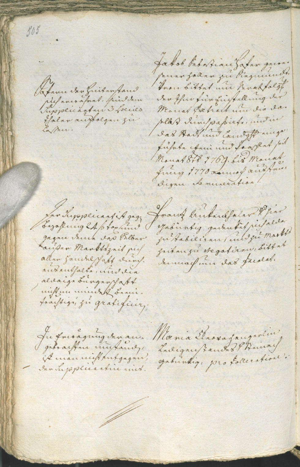 Archivio Storico della Città di Bolzano - BOhisto protocollo consiliare 1771/74 