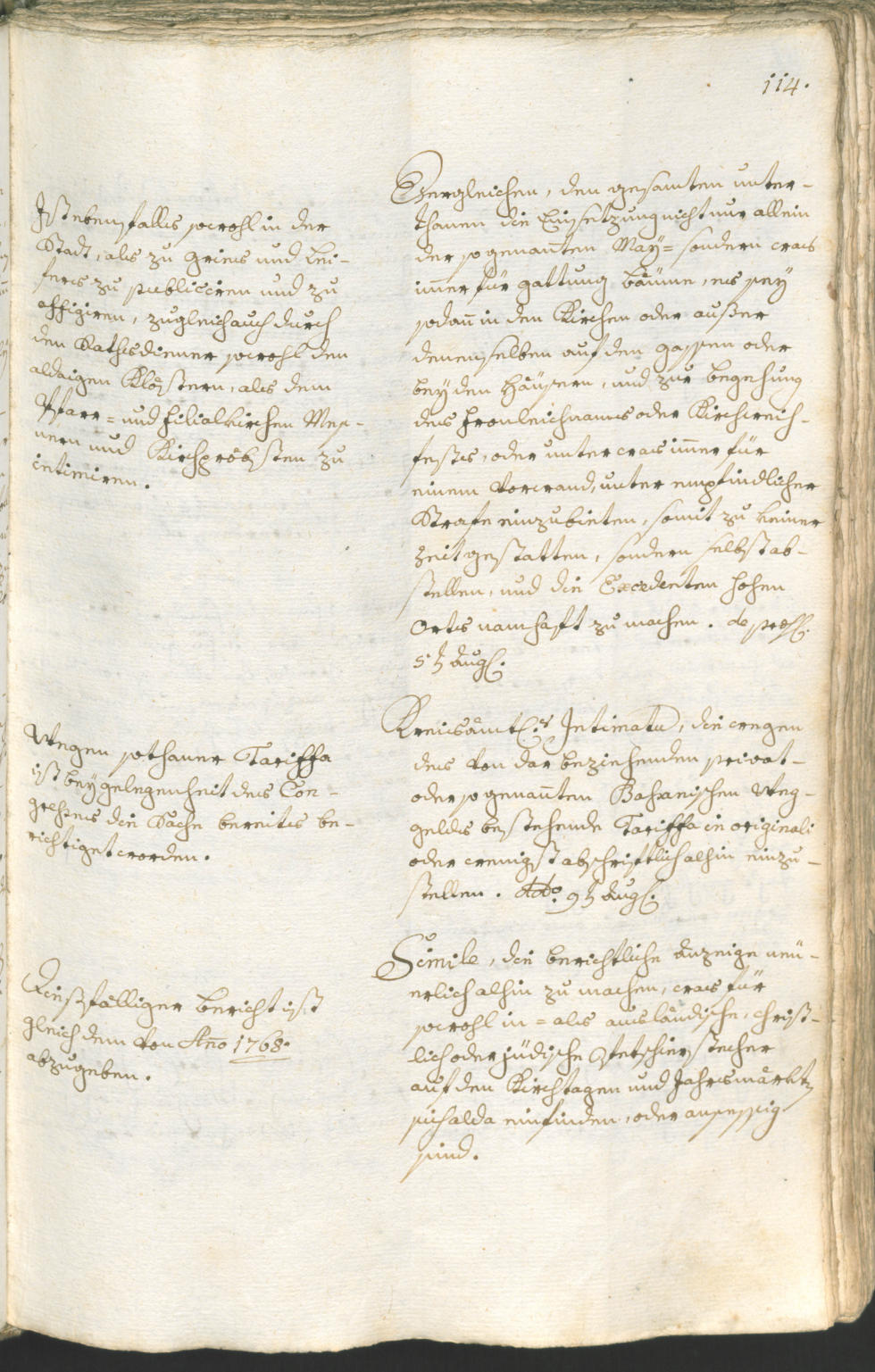 Stadtarchiv Bozen - BOhisto Ratsprotokoll 1771/74 