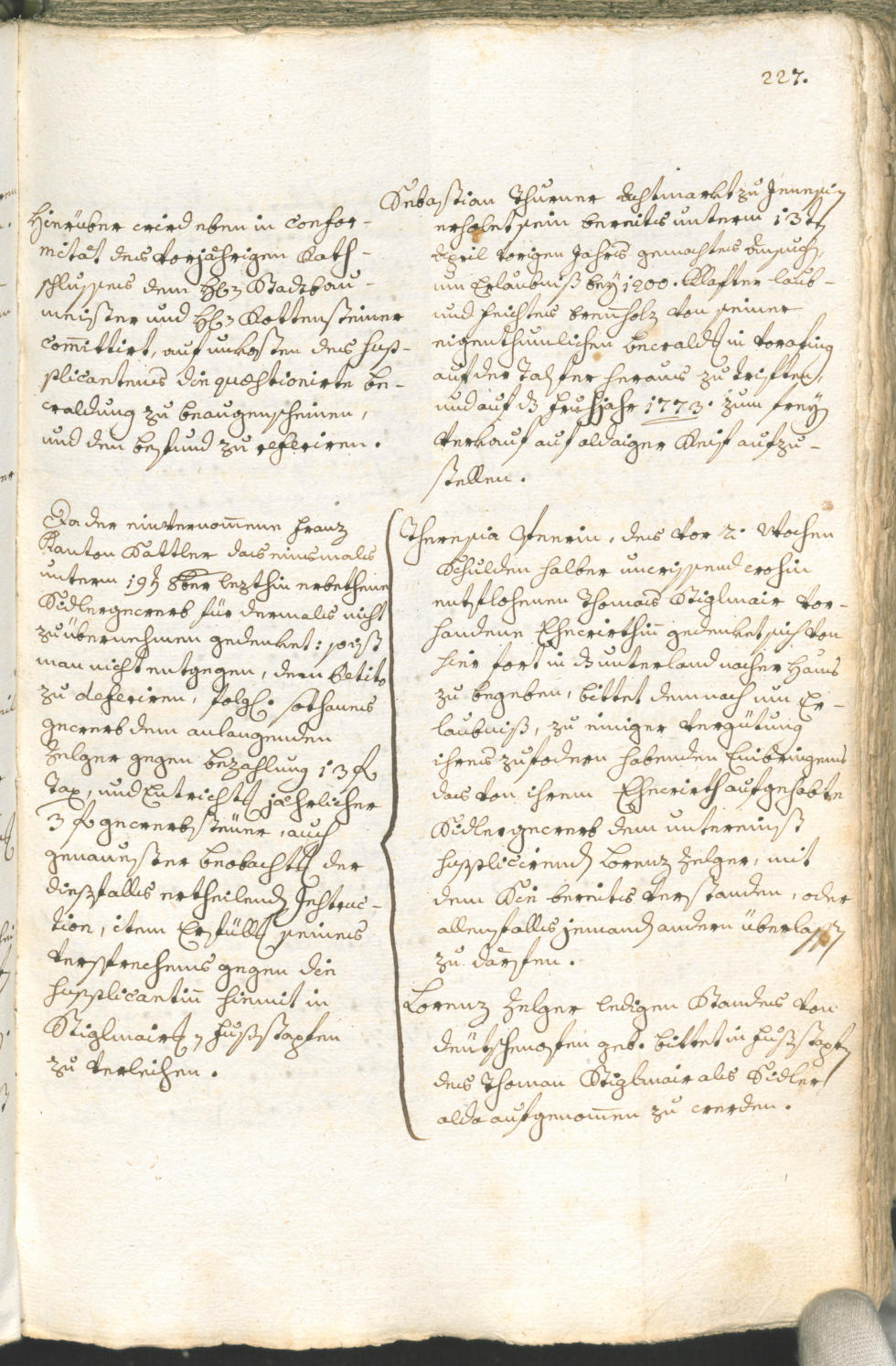 Stadtarchiv Bozen - BOhisto Ratsprotokoll 1771/74 