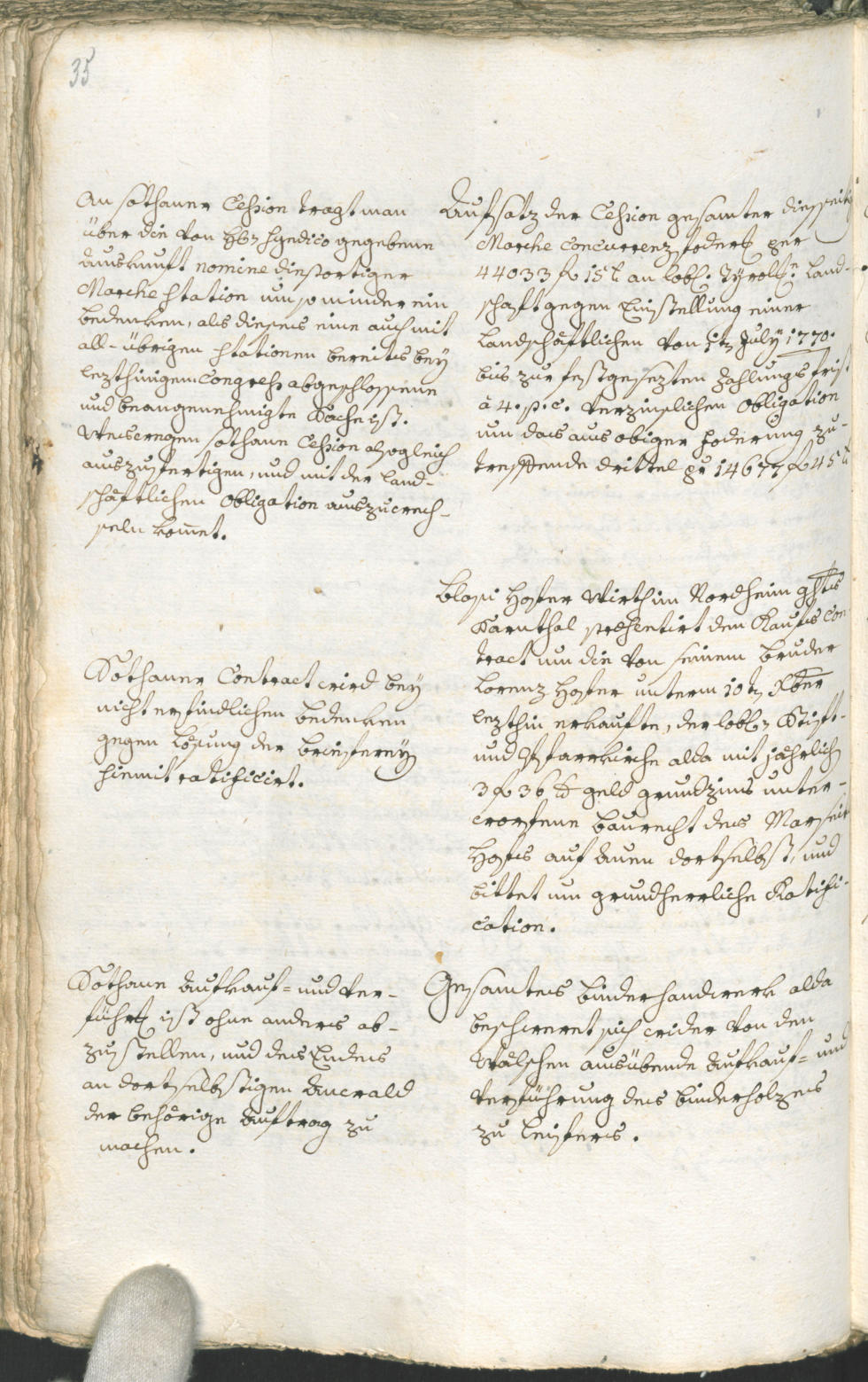 Civic Archives of Bozen-Bolzano - BOhisto Ratsprotokoll 1771/74 