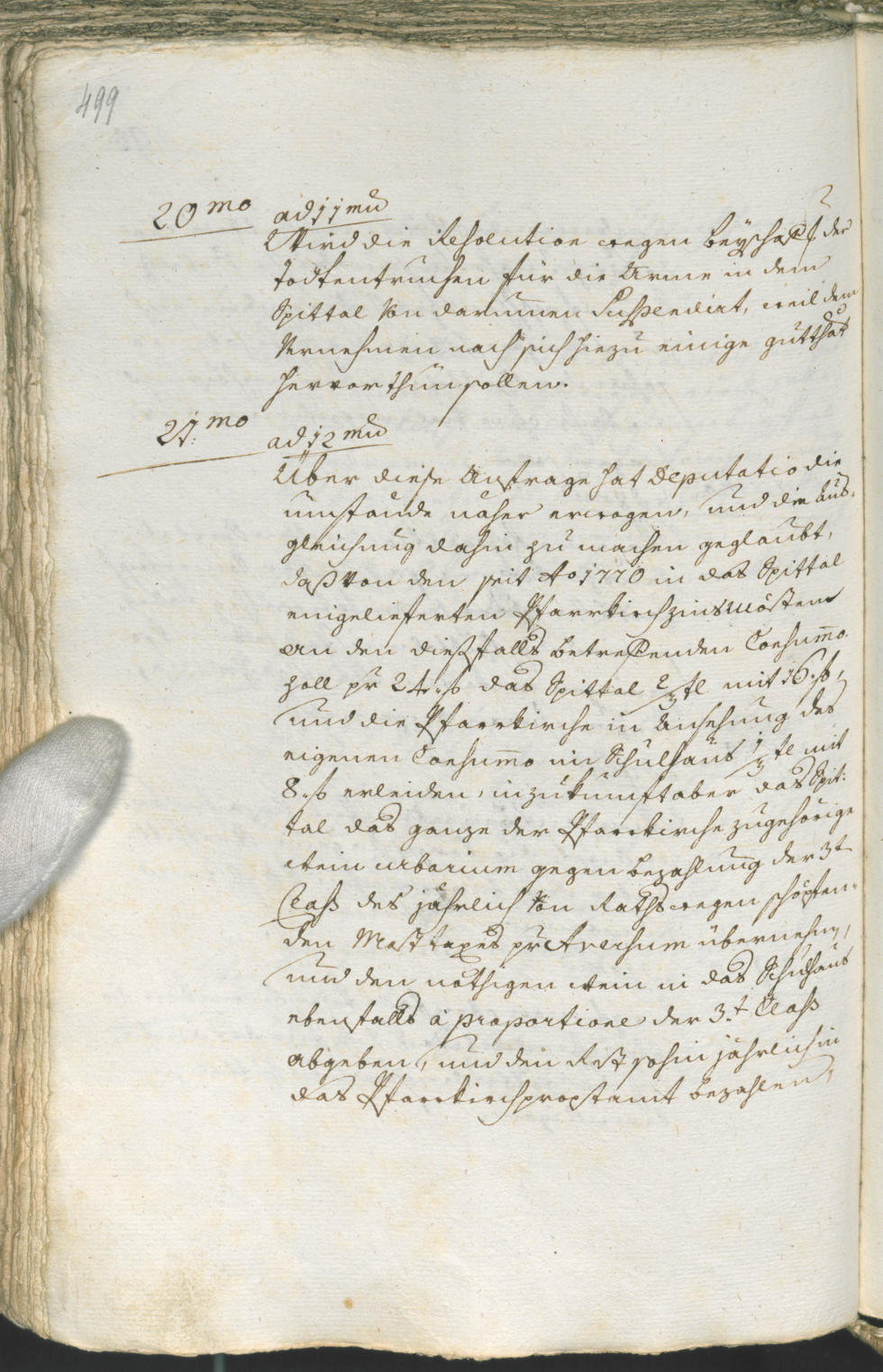 Civic Archives of Bozen-Bolzano - BOhisto Ratsprotokoll 1771/74 